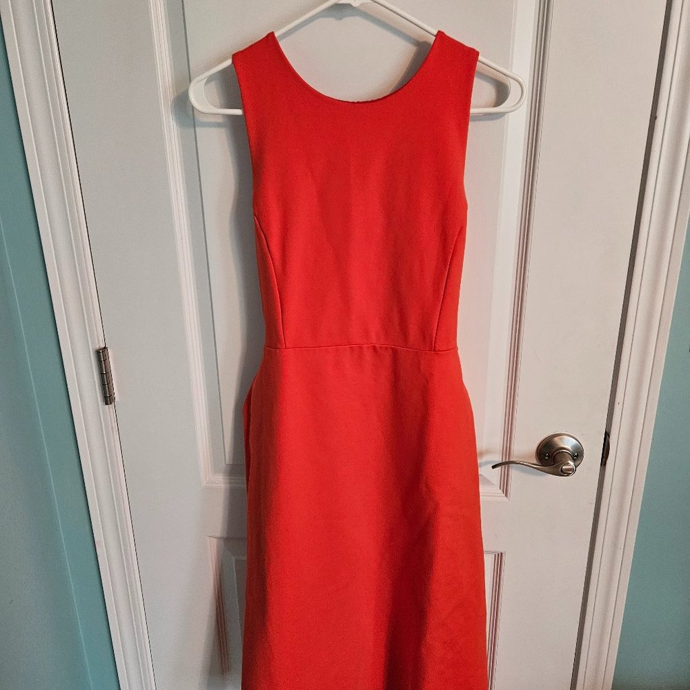 Banana Republic Cutout Crossback Midi Dress